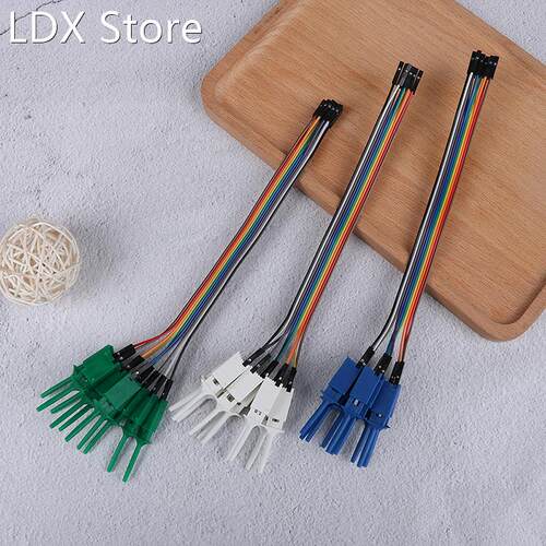 10Pin Logic Analyzer Cable Gripper Probe Test Clamp Kit 10 p