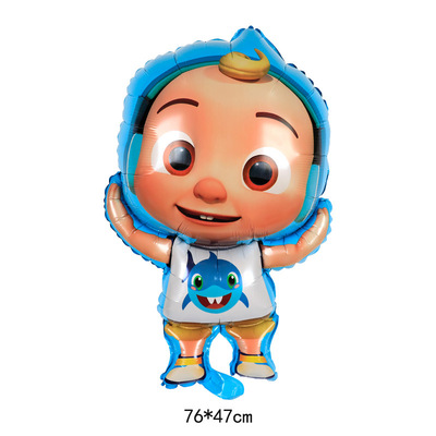 30inch Cocomelon JJ Theme Foil Balloon Party Supplies Birthd