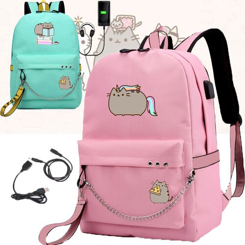 IMIDO Cute Fat Cat Backpacks for Girls Back to School Shoul