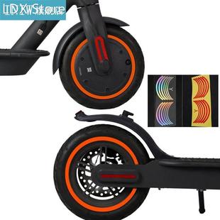Scooter Wheel Hubs Reflective Sticker Outdoor Protective Wat
