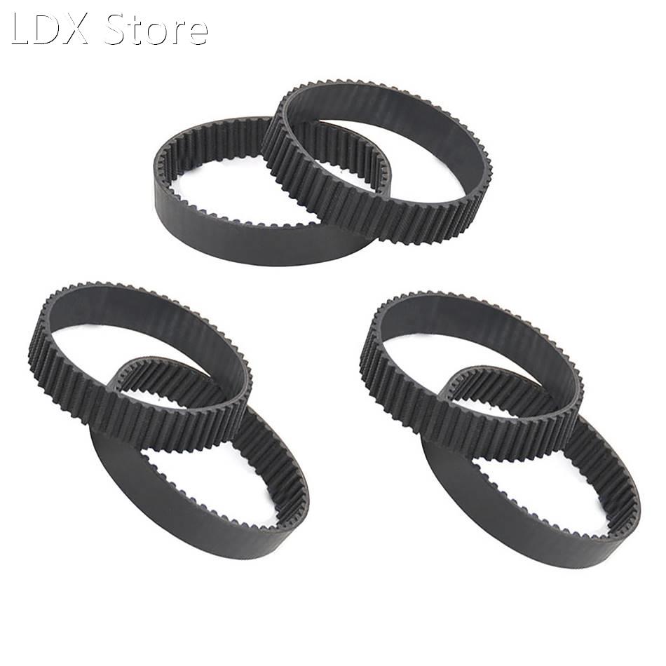 1Pcs S3M-231 To S3M-297 Black Rubber Close Loop Timing Belt