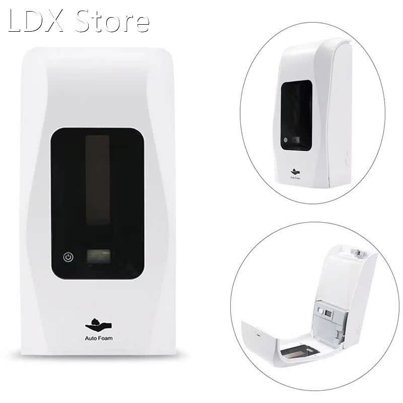 Automatic Soap Dispenser with LCD Screen Contact Button Smar