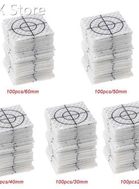 100 Pcs Reflector Sheet Reflective Tape Total Station 20/30/