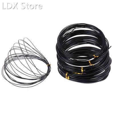 Total 5m (Black) Bonsai Wires Anodized Aluminum Bonsai Train