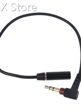 26cm 90 Degree 3 4poles 3.5mm Extension Aux Cable for Headph