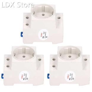 3Pcs Power Socket Rail Adapter Electrical Outlet Industrial