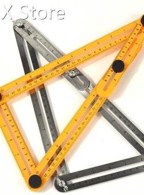 Multi-function folding ruler Plastic/Stainless steel activit