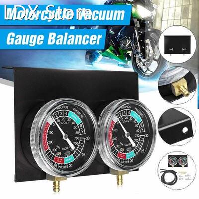2pcs Motorcycle Carburetor Vacuum Gauge Balancer Synchronize
