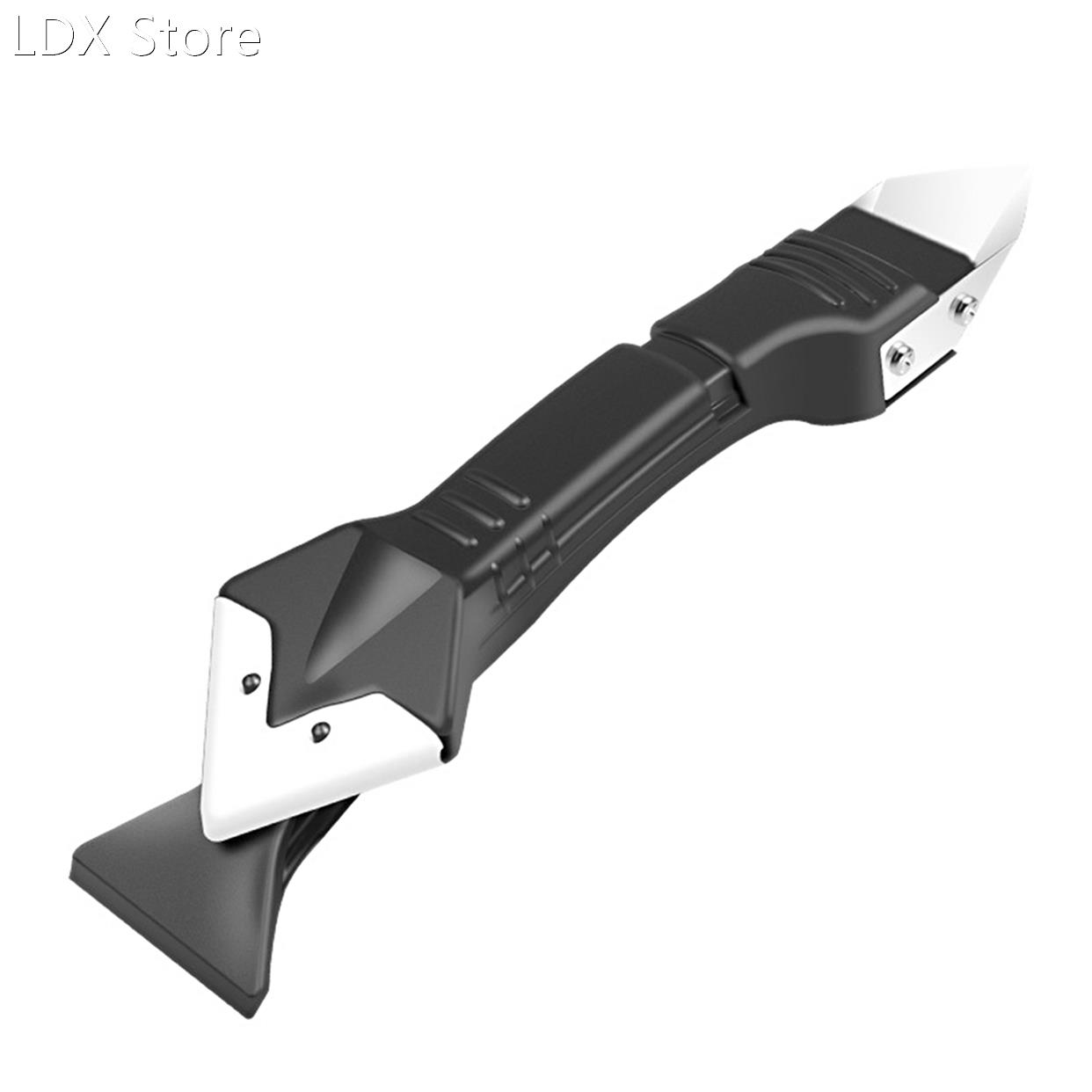 3-in-1 Shoveling Device Caulking Tool Silicone Squeegee Angl