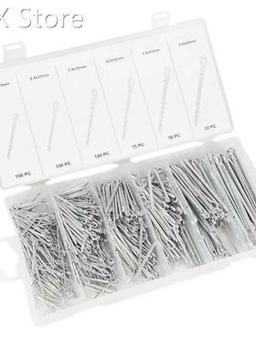 555Pcs Cotter Pin Clip Key Fastner Fitting ortment Kit Heavy