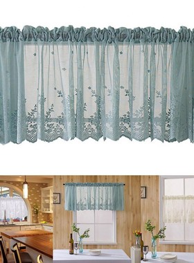 80% HOT SALE Window Curtain Short Kitchen Valance Drape Poly