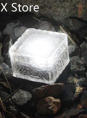 Solar LED Floor Tile Lights Rainproof Underground Night Lamp