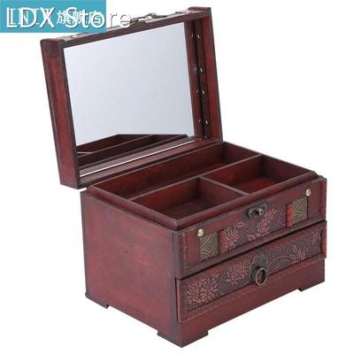1pc Classical Wooden Jewelery Gift Storage Box Jewelry Stora
