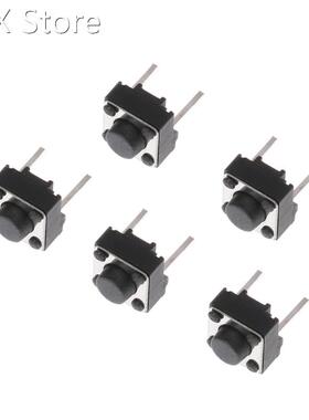 100Pcs 6x6x5mm 2 Pin Micro Momentary Push Button Tactile Swi