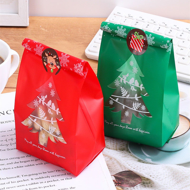christmas gift bags 25pcs snowflake christmas baking packagi