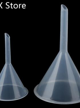 60mm 90mm Mouth Dia Laboratory Clear White Plastic Filter Fu