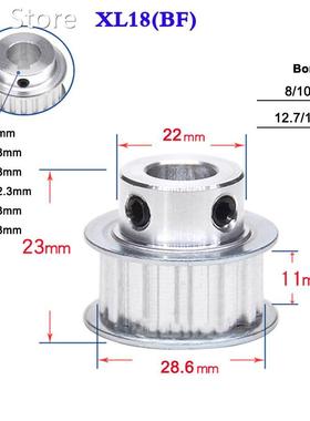 1Pcs XL18 Timing Belt Pulley Keyway Synchronous Wheel Width