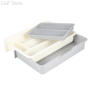 Adjustable Expandable Cutlery Storage Tray Compartment Tidy