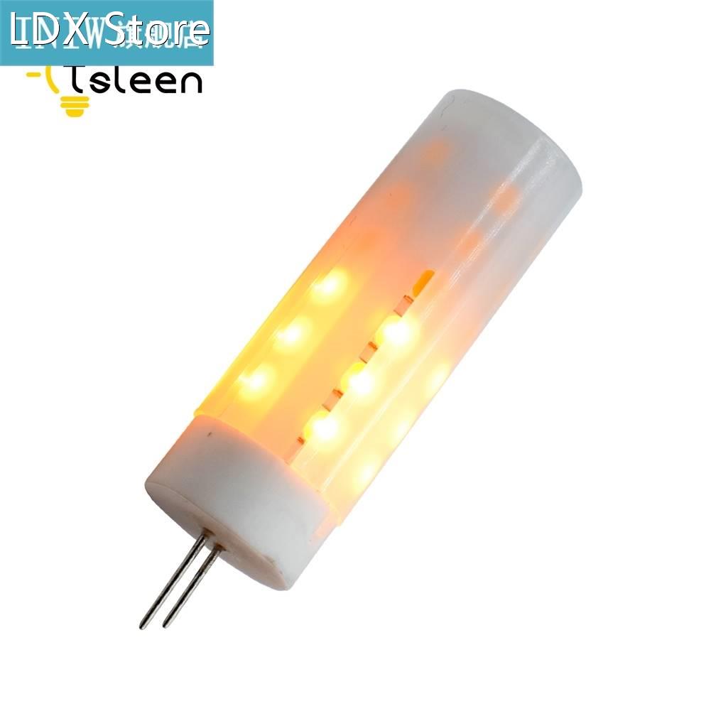LED Flame Effect SMD2835 LED Lamp Bulb G4 Flickering Burning