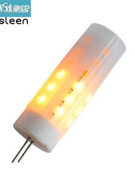 LED Flame Effect SMD2835 LED Lamp Bulb G4 Flickering Burning