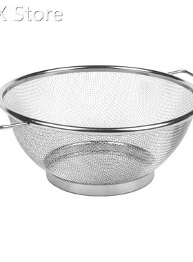 Stainless Steel Fine Mesh Strainer Bowl Drainer Vegetable Si