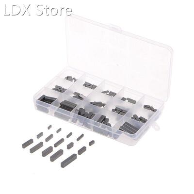 140pcs Round Ended Feather Key Parallel Drive Shaft Keys Set