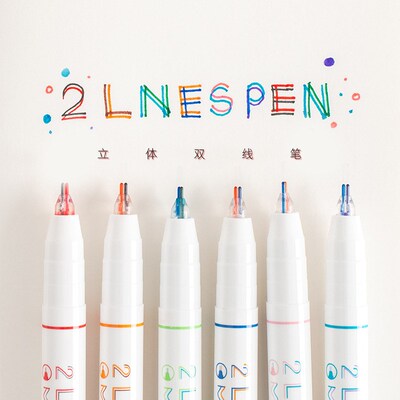 Art-Markers Drawing-Pens Calligraphy-Lettering-Pen Double-Li