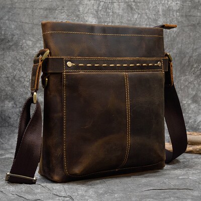 MAHEU 2020 New Arrival Genuine Leather Shoulder Bags Men Fa