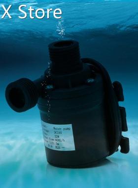 1Pc 800L/H 5m DC 12V 24V Solar Brushless Motor Water Circula