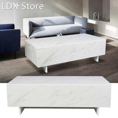 Modern Coffee Table High Gloss Chipboard Coffee Tea Table Fu