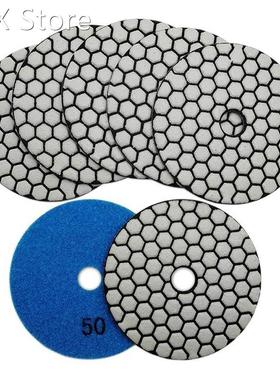 7Pcs 4Inches 50 Dry Diamond Polishing Pads Very Competitive