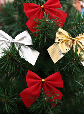 12pcs Butfly bow Hanging deco for Christmas decoration home