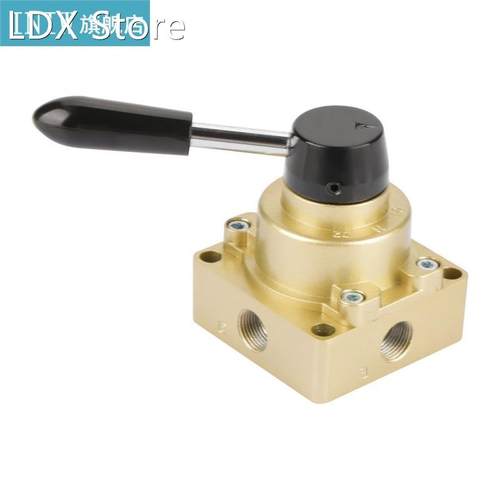 3 Positions 4 Ways Pneumatic Valve HV-03 G3/8 Air Flow Contr