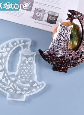 Crystal Epoxy Resin Mold DIY Crafts Making Tool Desktop Owl