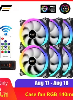 darkFlash CS140 PC Case RGB Fan 140mm ARA SYNC 5V/3pin Coole
