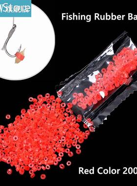 2600 Pcs/13Bags Durable Red Elastic Latex Raw Ring Rubber Ba