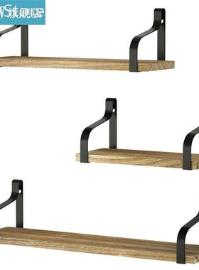 Floating Shelves Wall Mounted Set of 3, Wood Wall Storage Sh