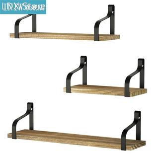 Floating Shelves Wall Mounted Set of 3, Wood Wall Storage Sh