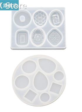 DIY Crafts Making Crystal Epoxy Mold Earrings Candy Mould Hi