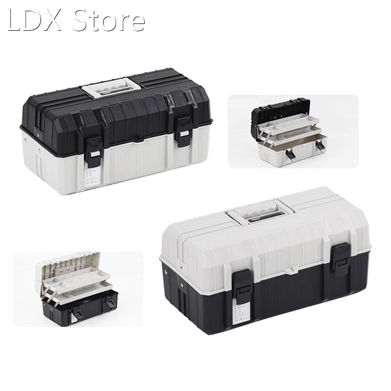 Portable Plastic Tool Box Multi Layer Storage Box Hardware T