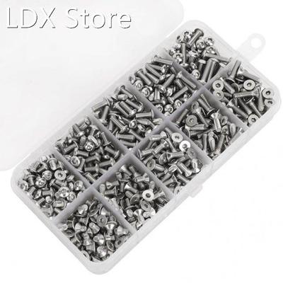 720Pcs BlotStainless Steel Round/Flat Head Hex Socket Hardwa