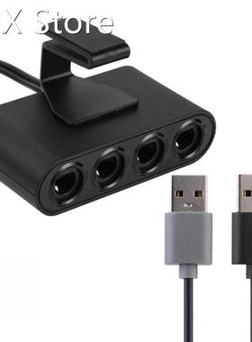 4 Ports Converter for GameCube GC Controller USB Adapter for