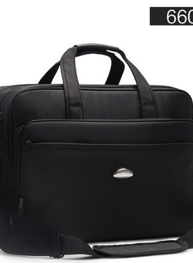 Large Capacity Business Men 17 Inches Briefcases Black Bags
