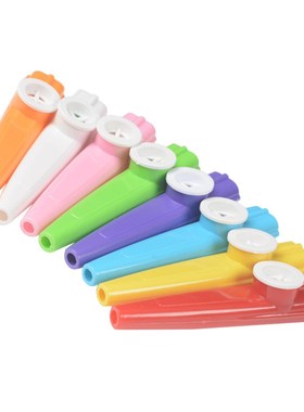 24pcs Assorted Colors Plastic Kazoos Kids Preschool Educatio