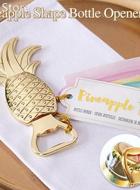 Creative Glod Pineapple Shape Bottle Opener Wedding Small Gi