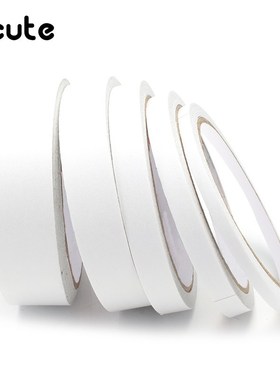 Kicute 5mm 9mm 12mm 18mm 24mm 12M White Double Sided Tape Fa