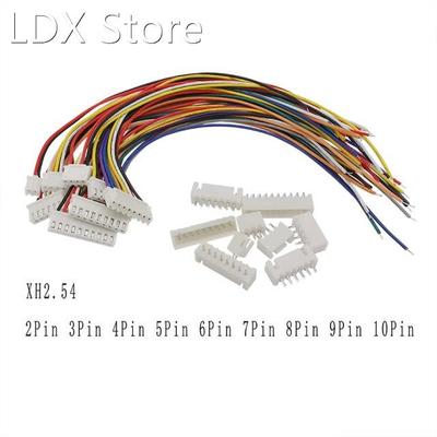 5/10Sets XH2.54 XH 2.54 JST Wire Connector 2P 3P 4P 5P 6P 7P