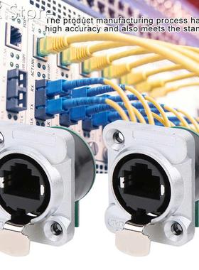 2Pcs RJ45 PCB Panel Fire Retardant Durable Insulator Materia