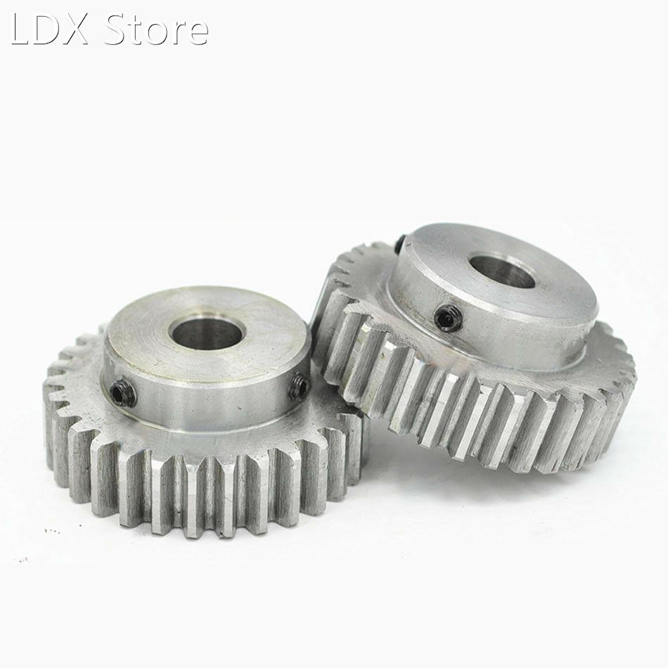 1.5 Modulus 20 Teeth Bore 8mm Spur Gear 45# Steel Module 1.5