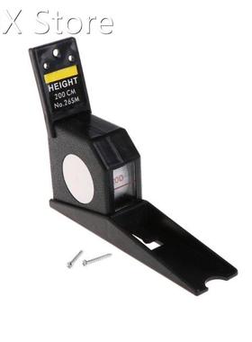 200cm Stadiometer Black Wall Mounted Height Meter Growth Rul